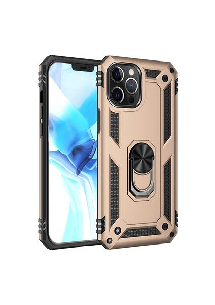 Apple iPhone 12 Pro Max Kılıf Tam Koruma Çift Katmanlı Ibiza Sert Silikon Kapak