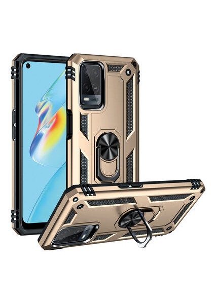 Oppo A54 4g Kılıf Tam Koruma Çift Katmanlı Ibiza Sert Silikon Kapak