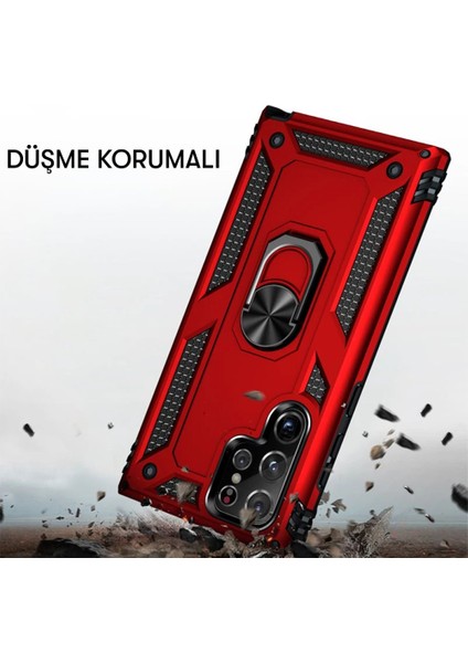 Redmi Note 9s Kılıf Tam Koruma Çift Katmanlı Ibiza Sert Silikon Kapak