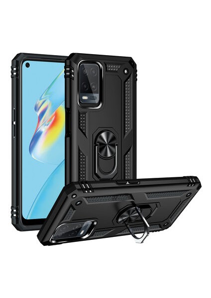 Oppo A54 4g Kılıf Tam Koruma Çift Katmanlı Ibiza Sert Silikon Kapak