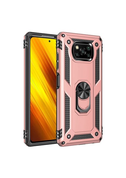 Poco X3 Pro Kılıf Tam Koruma Çift Katmanlı Ibiza Sert Silikon Kapak