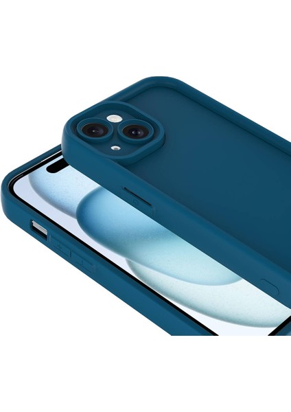 Apple iPhone 15 Pro Max Kılıf Esnek ve Kamera Korumalı Mummy Silikonkapak