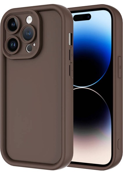 Apple iPhone 14 Pro Max Kılıf Esnek ve Kamera Korumalı Mummy Silikonkapak