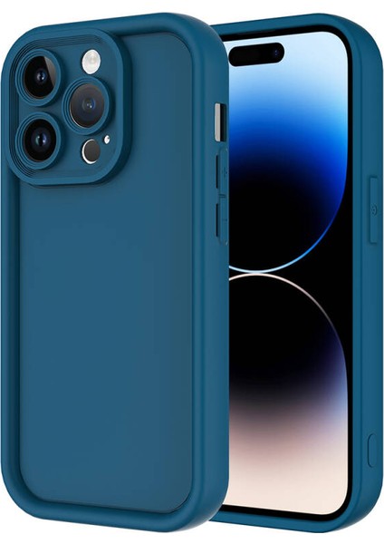 Apple iPhone 14 Pro Max Kılıf Esnek ve Kamera Korumalı Mummy Silikonkapak