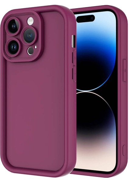 Apple iPhone 14 Pro Max Kılıf Esnek ve Kamera Korumalı Mummy Silikonkapak