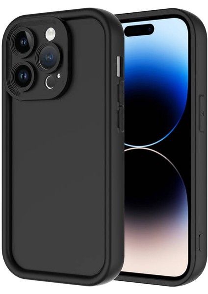 Apple iPhone 14 Pro Max Kılıf Esnek ve Kamera Korumalı Mummy Silikonkapak