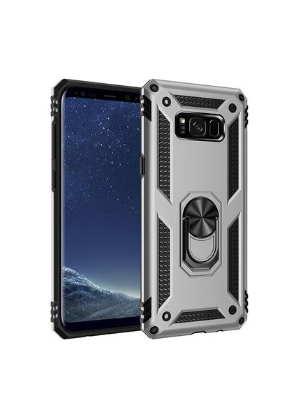 Samsung Galaxy S8 Plus Kılıf Tam Koruma Çift Katmanlı Ibiza Sert Silikon Kapak