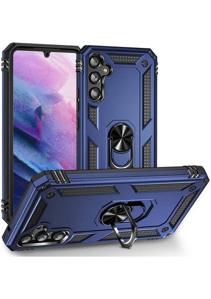 Samsung Galaxy A34 Kılıf Tam Koruma Çift Katmanlı Ibiza Sert Silikon Kapak