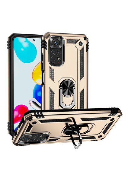 Redmi Note 11S Global Kılıf Tam Koruma Çift Katmanlı Ibiza Sert Silikon Kapak