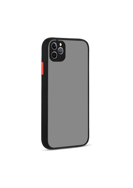 Apple iPhone 11 Pro Max Kılıf Sade Mat Görünümlü Vulcan Silikon Kapak