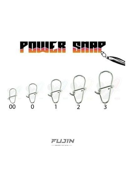 Power Snap Maket Balık ve Lrf Klipsi- No 1