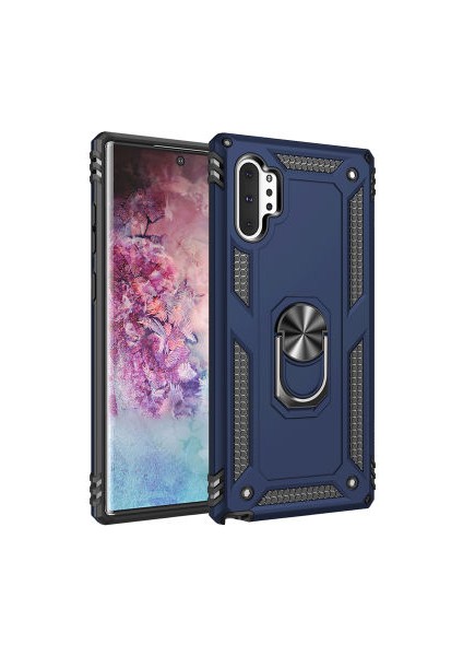 Samsung Galaxy Note 10 Plus Kılıf Tam Koruma Çift Katmanlı Ibiza Sert Silikon Kapak