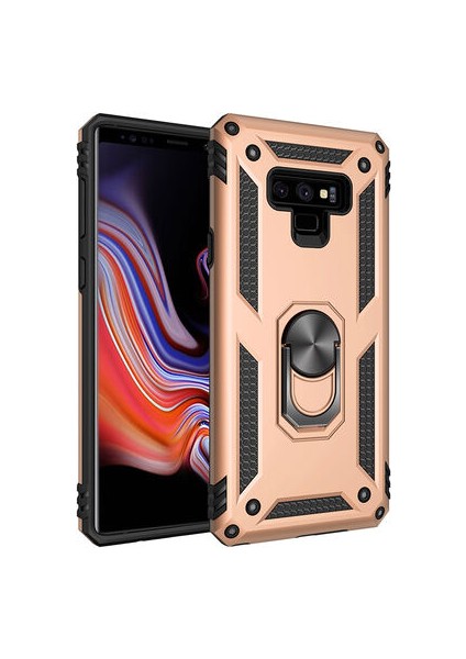 Samsung Galaxy Note 9 Kılıf Tam Koruma Çift Katmanlı Ibiza Sert Silikon Kapak