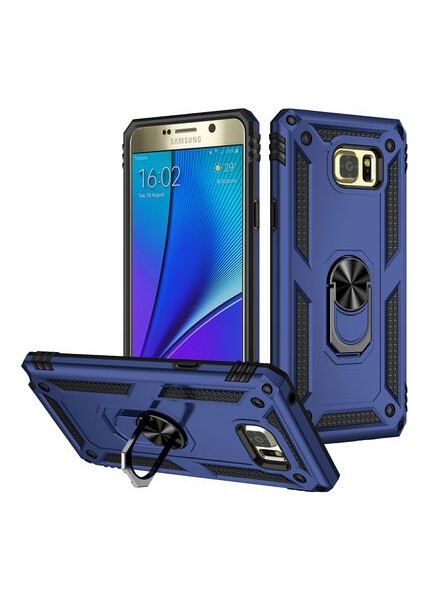 Samsung Galaxy Note 5 Kılıf Tam Koruma Çift Katmanlı Ibiza Sert Silikon Kapak