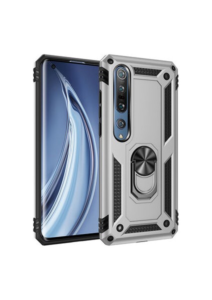 Xiaomi Mi Note 10 Lite Kılıf Tam Koruma Çift Katmanlı Ibiza Sert Silikon Kapak