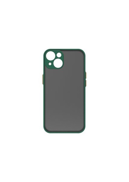 iPhone 14 Kılıf Sade Mat Görünümlü Vulcan Silikon Kapak