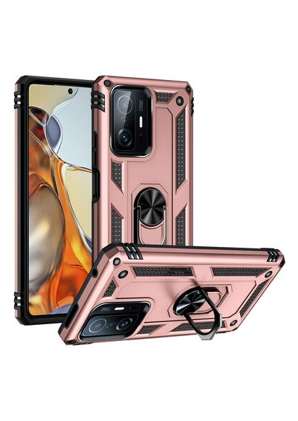 Xiaomi Mi 11T Pro 5g Kılıf Tam Koruma Çift Katmanlı Ibiza Sert Silikon Kapak