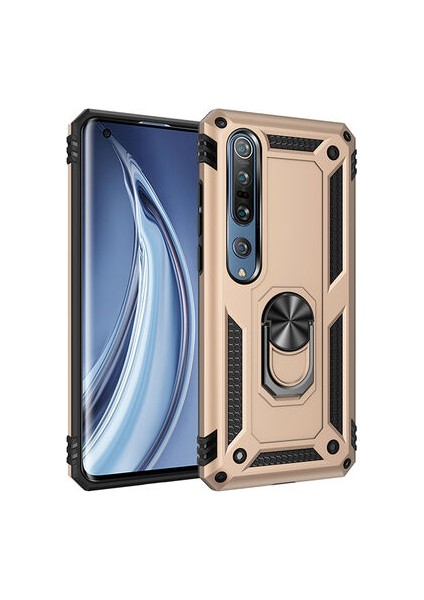 Xiaomi Mi Note 10 Lite Kılıf Tam Koruma Çift Katmanlı Ibiza Sert Silikon Kapak