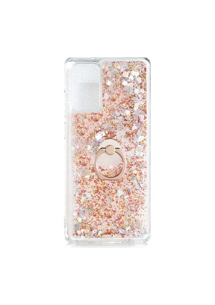 Redmi 9t Kılıf Yüzüklü ve Sıvılı Şık Diana Premium Silikon Kapak