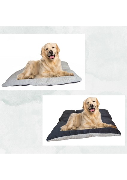Ultrasoft Peluş Köpek Minderi Kedi Minderi Pofuduk-Elyaf Dolgulu-Çift Taraflı
