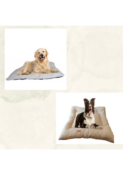 Ultrasoft Peluş Köpek Minderi Kedi Minderi Pofuduk-Elyaf Dolgulu-Çift Taraflı