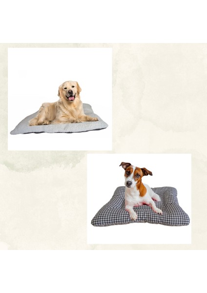 Ultrasoft Peluş Köpek Minderi Kedi Minderi Pofuduk-Elyaf Dolgulu-Çift Taraflı