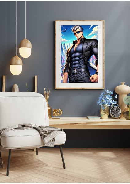 Zaka Anime Series Fenraviel 35 x 50 cm Çerçevesiz Karton Poster Uv Baskı