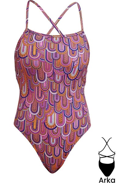 Stp Learn To Fly Kadın Antrenman Mayo, Çift Çapraz Sırt