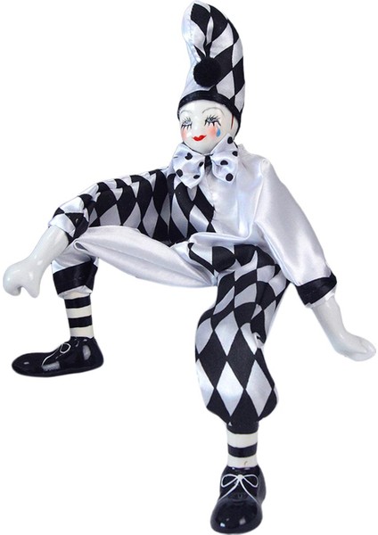 Palyaço Şekil Süsleme Ş Palyaço Harlequin Doll Için (Yurt Dışından)