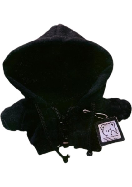 Şık Fermuarlı Sweatshirt Bebek Giyim Kapşonlu Siyah (Yurt Dışından)