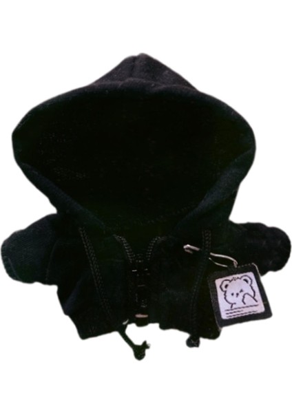Şık Fermuarlı Sweatshirt Bebek Giyim Kapşonlu Siyah (Yurt Dışından)