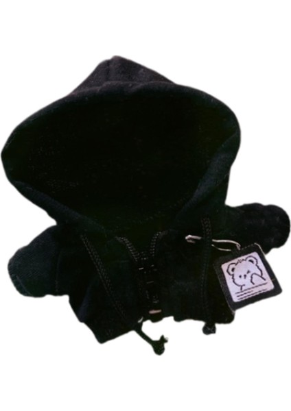 Şık Fermuarlı Sweatshirt Bebek Giyim Kapşonlu Siyah (Yurt Dışından)
