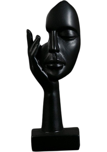 Kadın Yüz Heykeli Soyut Figür El I (Yurt Dışından)