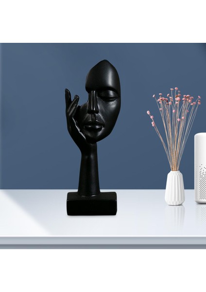 Kadın Yüz Heykeli Soyut Figür El I (Yurt Dışından) indirimleri