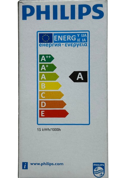 15W (75W) 2700K (Sarı Işık) E27 Duylu (Kalın Duy) Floresan Ampul