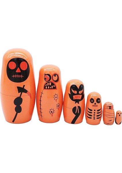 6 Katmanlı Cadılar I I Matryoshka Koleksiyonu, Için Ahşap Istiflenen (Yurt Dışından)