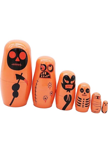 6 Katmanlı Cadılar I I Matryoshka Koleksiyonu, Için Ahşap Istiflenen (Yurt Dışından)