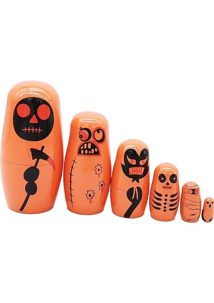 6 Katmanlı Cadılar I I Matryoshka Koleksiyonu, Için Ahşap Istiflenen (Yurt Dışından)