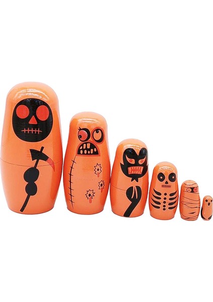 6 Katmanlı Cadılar I I Matryoshka Koleksiyonu, Için Ahşap Istiflenen (Yurt Dışından)