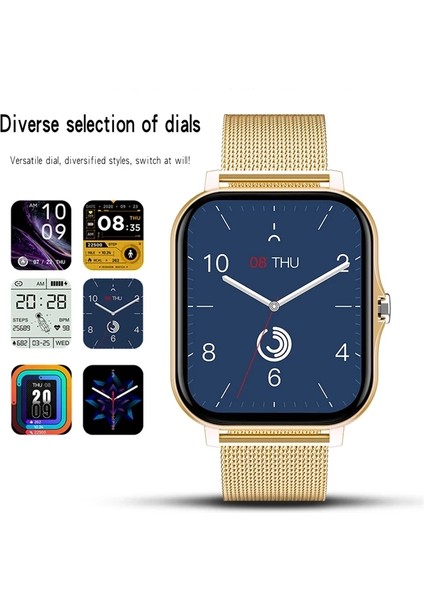 Yeni Çelik Akıllı Saatler Tam Dokunmatik Spor Akıllı Izle Erkekler/kadınlar Kalp Hızı Spor Izci Tüm Telefonlar Için Bluetooth Çağrı Kol Saati (Yurt Dışından) indirimleri