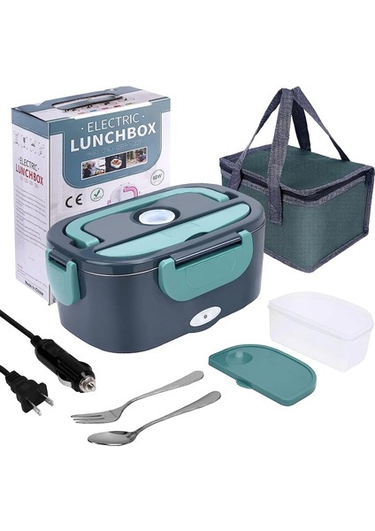 1.5 L 60W 220V Elektrikli Öğle Yemeği Kutusu Yemek Isıtıcı Taşınabilir Yemek Isıtıcı (Yurt Dışından)