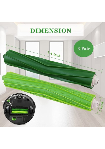 Iej Serisi Için 3 Takım Rulo Fırçalar, I7 I7+ I3 I3+ I4 I6 I6+ I8 I8+Plus E5 E6 E7 J7 J7PLUS Elektrikli Süpürge (Yurt Dışından) fiyatları