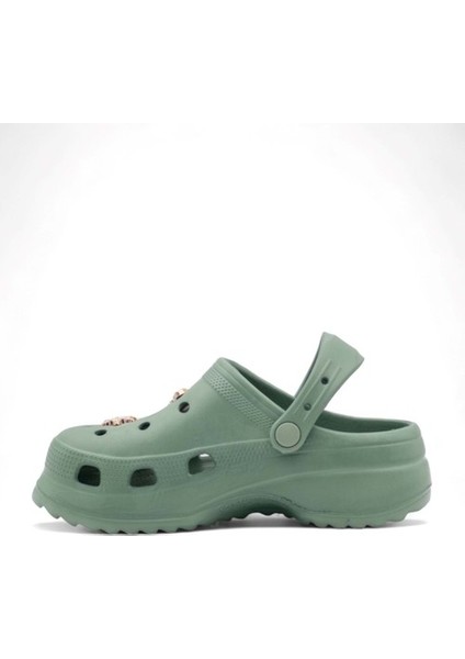 Sonımıx EZ129.01 Zenne Yüksek Crocs - Haki - 38