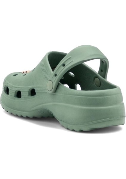 Sonımıx EZ129.01 Zenne Yüksek Crocs - Haki - 38