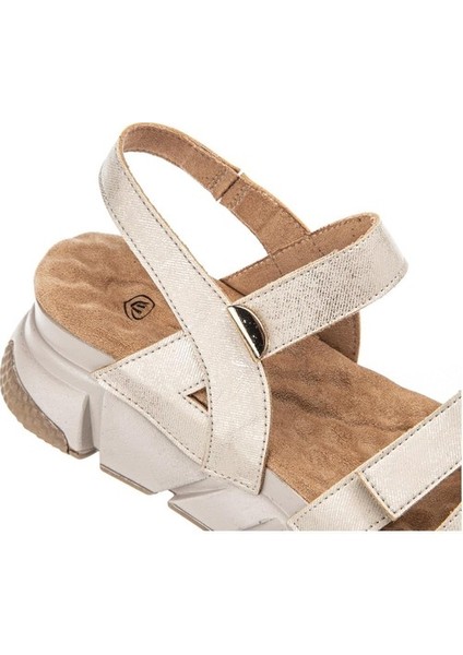 Olimba Anatomik Taban Taban Kadın Sandalet - Bej - 38 modelleri