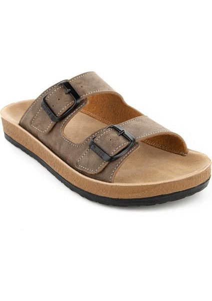 Yuna Anatomik Taban Unisex Terlik - Vizon - 38