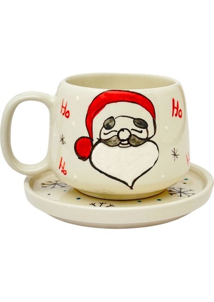 Tabaklı Noel Baba El Yapımı Seramik Kupa, Seramik, Double Türk Kahvesi, Nescafe Fincanı fiyatları