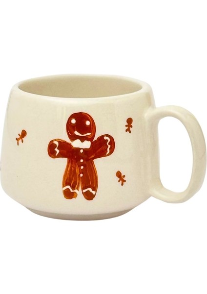 Yılbaşı Bisküvisi El Yapımı Seramik Kupa, Seramik Fincan, Double Türk Kahvesi, Nescafe Fincanı modelleri