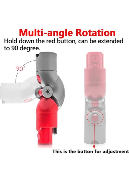 Adaptör V7 V10 V11 V15 Hızlı Bırakma Düşük Erişim Adaptörü 970790-01 Elektrikli Süpürge Aksesuarları Temizleme Araçları (Yurt Dışından) modelleri