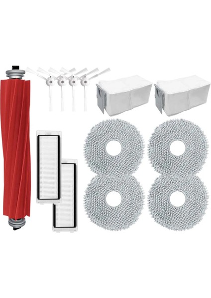 Q/P10 A7400RR Robot Süpürgeler Ana Yan Fırça Hepa Filtre Paspas Bezleri Bez Toz Torbası Yedek Parça (Yurt Dışından)